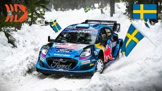Breen Chases T&auml;nak - WRC Rally Sweden 2023 Friday Morning Highlights