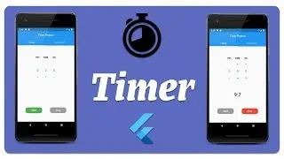 Timer App In Flutter | Learn Tabbar And Button States | By Desi Programmer