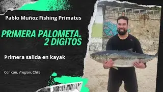 MI PRIMERA PALOMETA!! Mi Primera salida en Kayak/ Fishing Primates