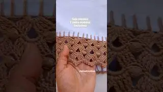 Hazte miembro y consigue dise&ntilde;os exclusivos 🥰 #crochetborder #crochet #crochetedging