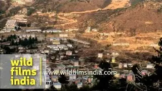 Top view of Thimphu Valley : Bhutan