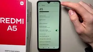 How to Display Battery Percentage on REDMI A5?