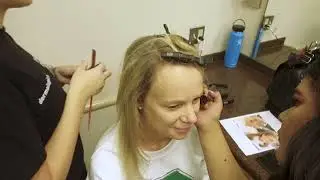 Our Hosts Get Their Hair and Make up Done By Students From Delaware Learning Institute Of Cosmetolog