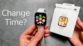 Can you Change Time on Huawei Watch Fit 4 / Fit 4 Pro?