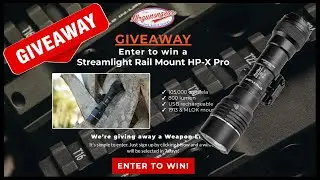 Streamlight Rail Mount HP-X Pro 800 Lumen 105,000 Candela Giveaway 🔦