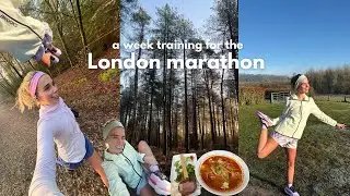 Training for the London marathon | a week in my life, long run, run clubs, hot Pilates & more