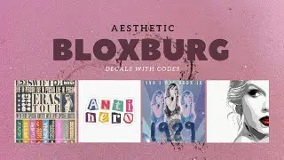 AESTHETIC TAYLOR SWIFT DECALS FOR BLOXBURG  (part 2) | ROBLOX