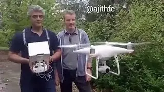 Thala Ajith Operating a DJI Phantom 4 Drone Camera | Exclusive Video | Thala Ajith