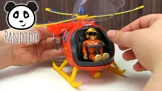 Fireman Sam 🔥 Helicopter WALLABY 🚁 Let's unbox and play! - Pandido Toys