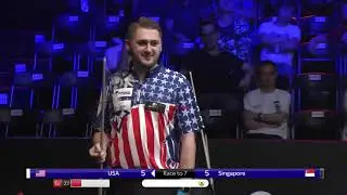 USA vs Singapore | 2018 World Cup of Pool | Round 1