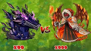 PVZ Fusion 3.2 Battle | Dark Dragon Fusion x99 vs Fire Demon Fusion x999