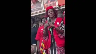 Today the police used the button to the siberians on the campaign of the president Bobi wine #fyp 
