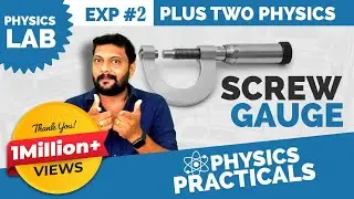 Plus Two Physics | Practical Lab | Screw gauge | English Subtitles |Malayalam|