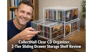 💿 Обзор двухъярусного выдвижного органайзера для компакт-дисков CollectHall &ndash; оправдывает ли он с...