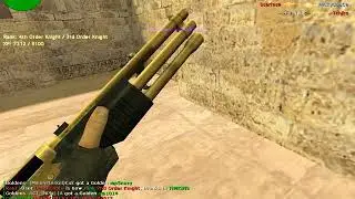 cs 1.6 deathmatch reaching godlike with golden m3,ak47