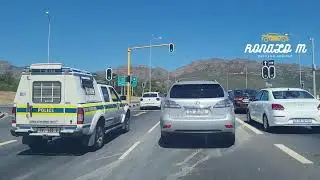 No Music in. Drive From Somerset Side To Grabouw In Cape Town, South Africa