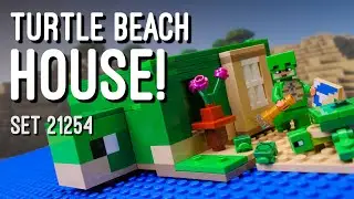 LEGO Minecraft - The Turtle Beach House Review!