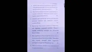 MTTM-9/MTM-9:  Understanding Toursim market. June 2023 question paper