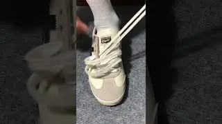 How to tie Onitsuka Tiger shoe laces #onitsukatiger #shoes #outfit #sneakers