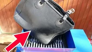LEATHER BAG SHREDDING