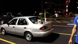 Car leaping