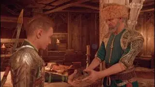 Atreus Returns To Asgard To Finish Assembling The Mask - God Of War Ragnarok (PS4)