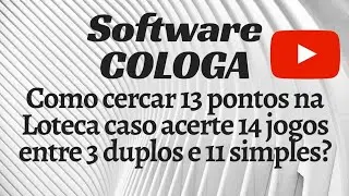 Como cercar 13 pontos na Loteca caso acerte 14 jogos entre 3 duplos e 11 simples?