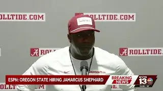 Alabama's JaMarcus Shephard heads to Oregon State as head coach