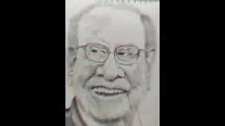 How to sketch old face | 6th World Richest Man on Earth | Warren Buffett | pencilsketch | trending |