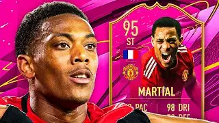 ICE COLD MARTIAL! 🥶 95 FUTTIES MARTIAL PLAYER REVIEW! - FIFA 21 Ultimate Team