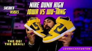 NIKE DUNK HIGH IOWA VS WU TANG!! THE SNEAKER THAT MADE THE GRAIL!