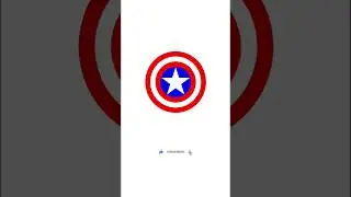Captain America Shield🔥🔥drawing using Python #python #pythonforbeginners #pythonturtle #trending