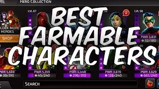 BEST CHARACTERS TO FARM 2018! - DC Legends: Battle for Justice