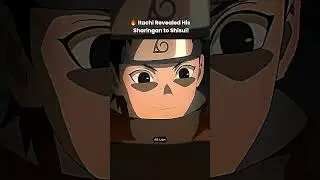 🔥 Itachi Revealed His Sharingan to Shisui! | Uchiha Clan Secrets 🤯