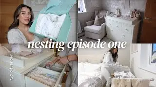 Nesting episode one: Nursery organising & baby laundry.