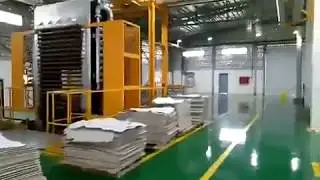 QH Hard Cardboard Production Line / Gray PaperBoard making machine
