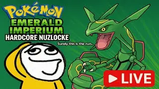 🔴LIVE Pok&eacute;mon Emerald Imperium Hardcore Nuzlocke (BRUTAL GEN 9 ROMHACK)