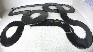 Anki Overdrive Race Time: Guardian, Big Bang, Nuke & Thermo on a mega track.