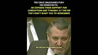 Ted Cruz Unleashes Fury On Democrats Over FBI Weaponization (part 9/9)