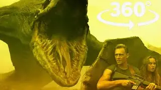 VR 360&deg; Skullcrawler Pit Scene - Kong Skull Island (2017)