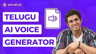 Telugu Text to Speech | Telugu AI Voice Generator | Wavel AI