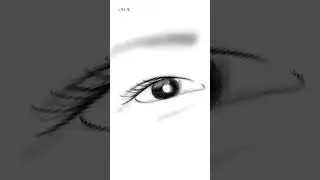 Drawing The Eye 👁️✍🏻 #procreate #digitalart #shorts #MKLAVFashionCourse