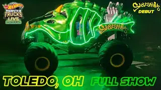 Hot Wheels Monster Trucks Glow Party Toledo, OH 2024 FULL SHOW | SKELESAURUS DEBUT!