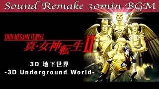【BGM】真・女神転生II／3D 地下世界 - 3D Underground World -【サウンドリメイク】