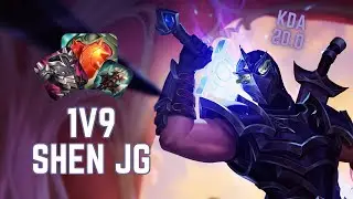 Unstoppable Shen Jungle Carry | 5/0/15 Perfect Game | League of Legends Ranked Gameplay