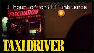 Taxi Driver || Saxophone Theme (slowed down with some rain) || 1 Hour Loop