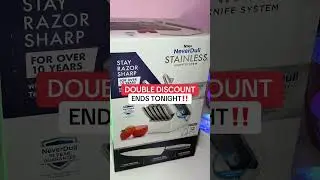 Triple Discount on the Ninja NeverDull 12-piece knife set is ending today‼️ #ninjafoodi