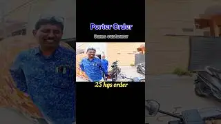 Porter 25kg order 😱#porter delivery #deliveryboy #ntvlogs #shorts #youtube