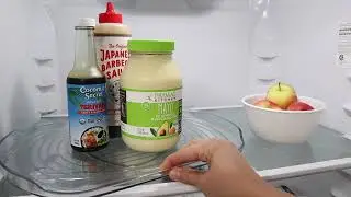 Square Lazy Susan Turntable Organizer Review | Clear 360&deg; Rotate Rectangular Organizer for Fridge