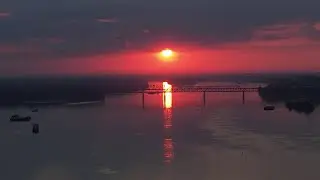 Джулай морнинг от Дунав Мост Русе-Гюргево | July morning Danube bridge of Friendship Ruse-Giurgiu 4K